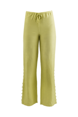 Pantalón de lino con aberturas laterales